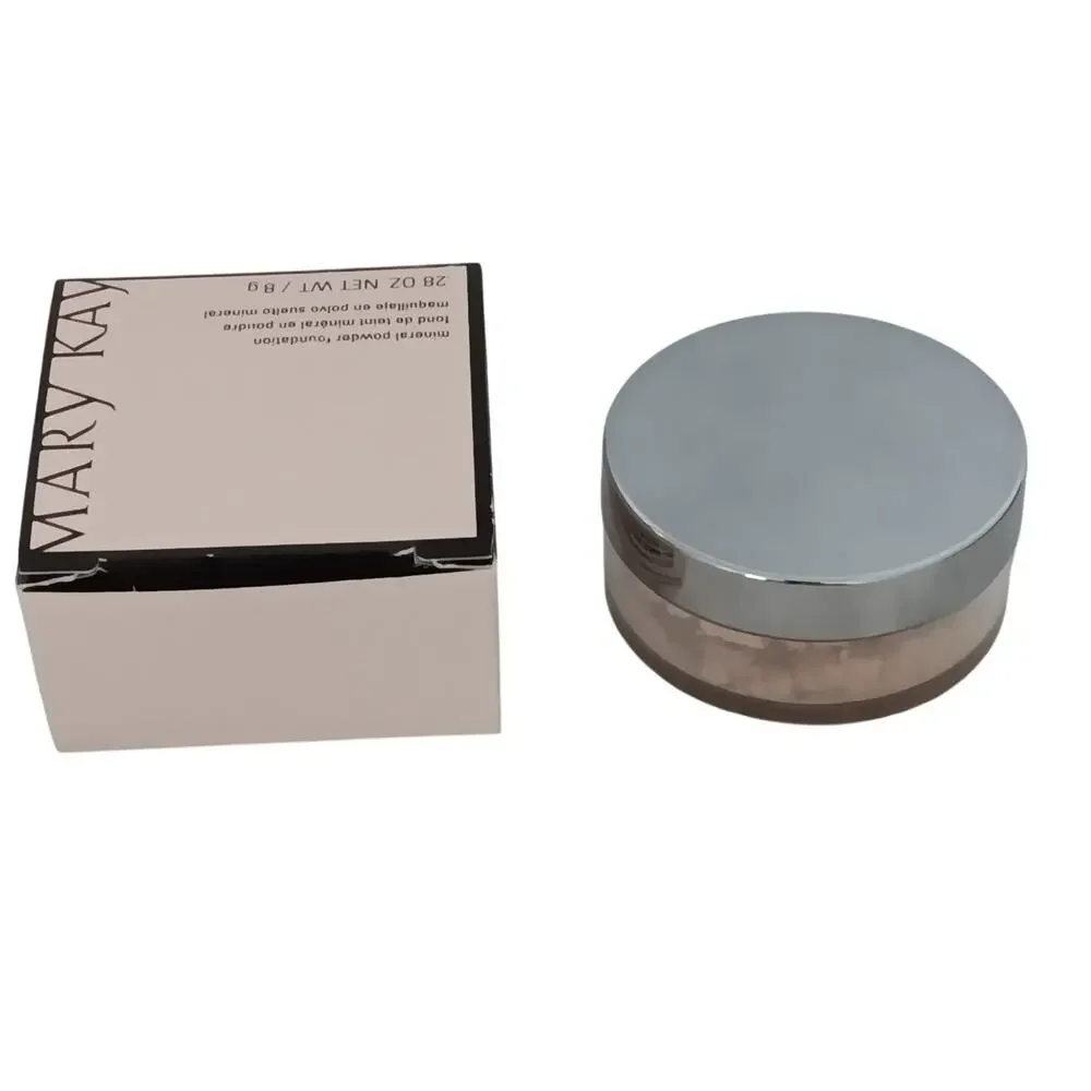 Mary Kay Loose Mineral Powder Foundation Color Ivory 2 0.28 oz. NEW DISCONTINUED